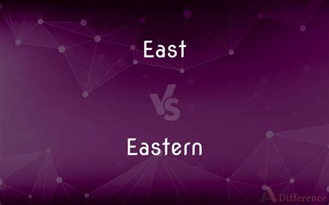 East vs. Eastern — What’s the Difference?