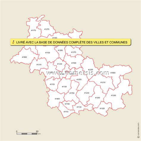 Le code postale d'une commune