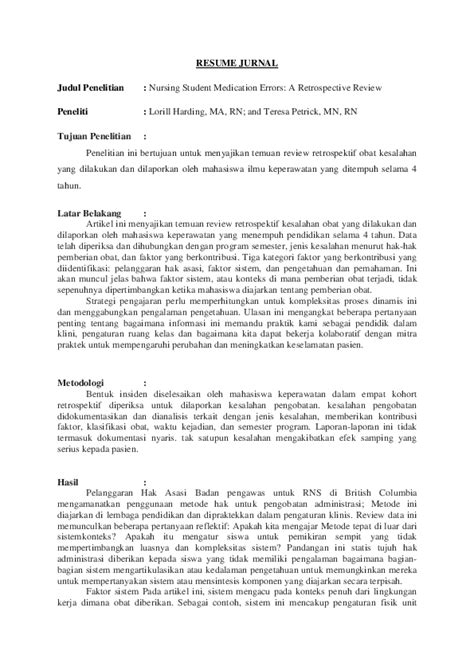 Contoh Resume Jurnal Yang Benar - Riset