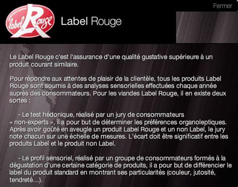 Définition : Label rouge » Définitions marketing