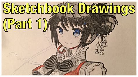 Manga Sketchbook Drawings (Part 1) - YouTube