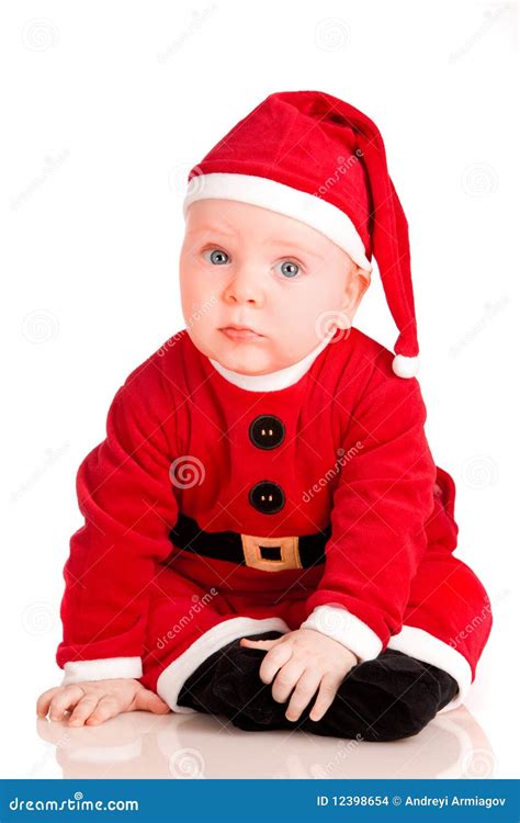 Little Santa stock photo. Image of isolated, holiday - 12398654