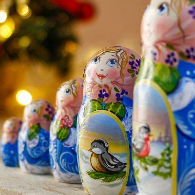 Nesting Doll with Tangerines Handpainted Buy Made in the Workshops of ...