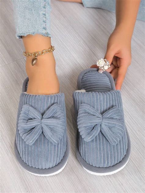 Women's Fashionable Indoor Winter Home Slippers For Leisure And Warmth ...