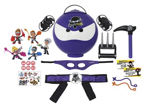 Buy Ninja Kidz TV Giant Mystery Ninja Ball - Series 3 Purple (2022 ...
