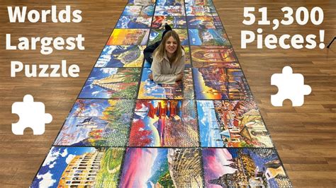 I COMPLETED THE WORLDS LARGEST PUZZLE!!!! - YouTube
