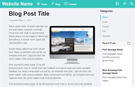 Simple Blog Templates