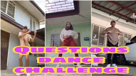 Questions Dance Challenge /tiktok compilation-ALBIN Channel - YouTube