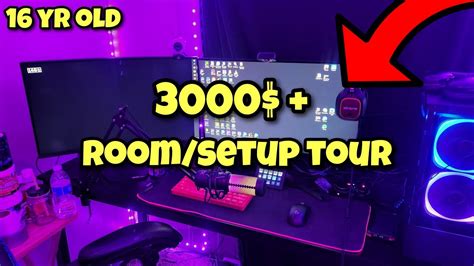 16 Year Old's $3000+ Gaming Setup Tour 😱 (2022) - YouTube