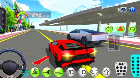 Tesla Cyber Truck VS Supercar High Speed Test || 3D Driving Class ...