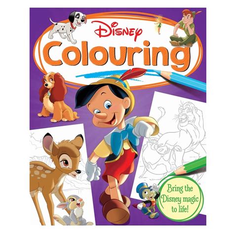 Disney Classic Simply Colouring Book for Kids to Color | Shopee Singapore
