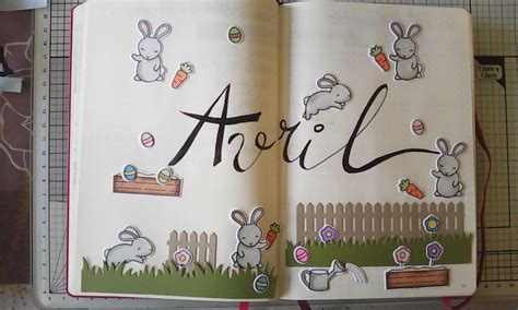 Plan with we Avril 2018: mon bullet journal - Sandy Créa démonstratrice ...