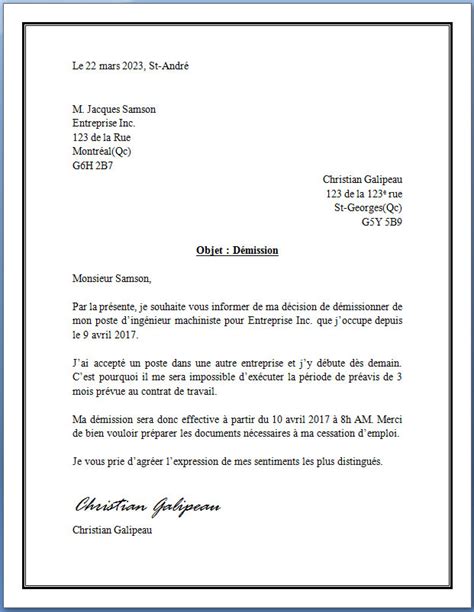 lettres gratuites types - Modele de lettre type