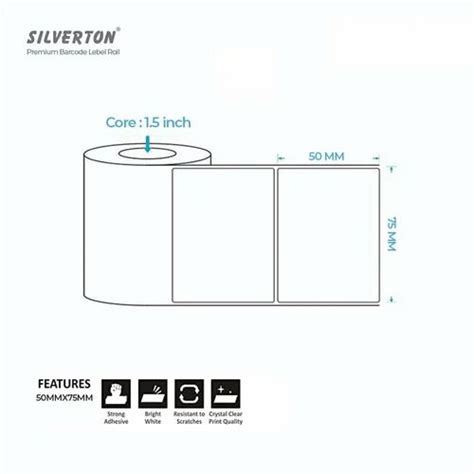 Barcode Label Stickers, Size: 4x2 Inch at ₹ 90/roll in Kolkata | ID ...