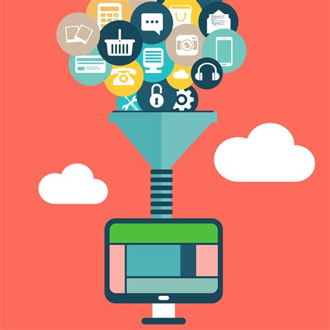 Concepts for creative process, big data filter, data tunnel and ...