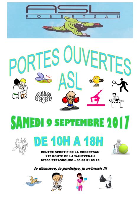 Portes ouvertes à l'ASL Robertsau - Robertsau.eu