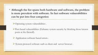 Security vulnerability | PPTX