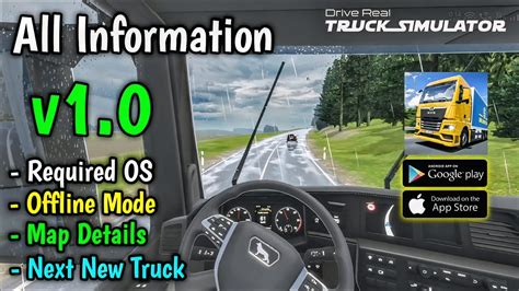 🚚All Information Before Release Of Drive Real Truck Simulator By Drive Real Studio🏕 | Truck Gameplay