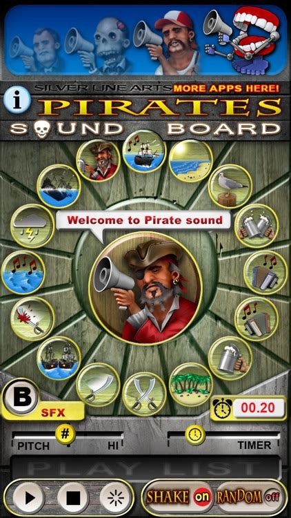 Pirate Sound Board by merlyn lear