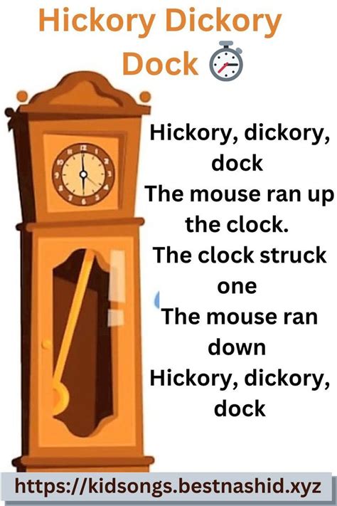Hickory Dickory Dock - Nursery Rhymes Songs