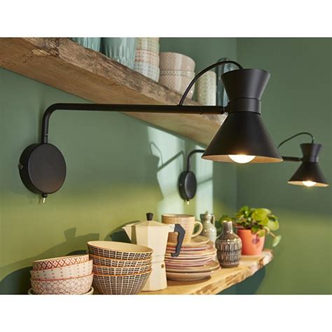 Applique Armatil métal noir E14 40W - CASTORAMA | Applique cuisine ...