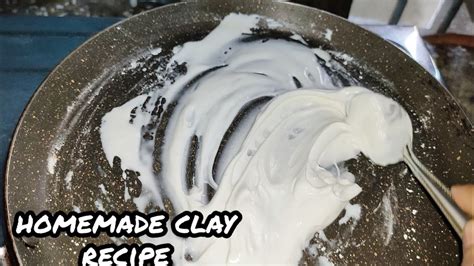 Easy Homemade clay recipe. How to make clay at home. Homemade air dry ...