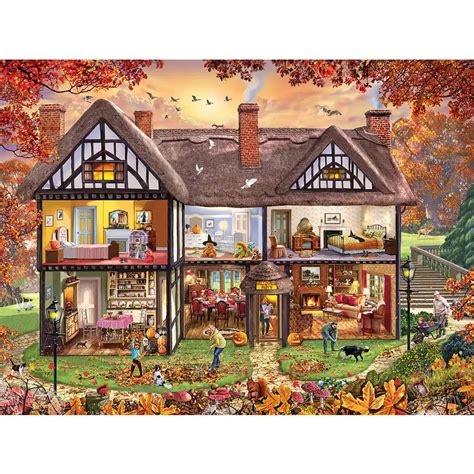 Season's House Autumn Jigsaw Puzzle | Bits and Pieces