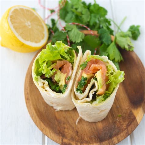 Wraps saumon avocat - Recette facile