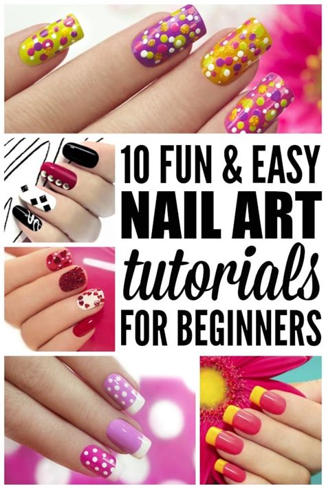 10 fun & easy nail art tutorials for beginners