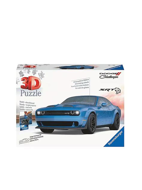RAVENSBURGER 3D Puzzle - Dodge Challenger SRT Hellcat Redeye Wide 108 ...