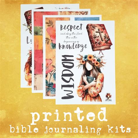 PRINTED BIBLE JOURNALING KITS – Eshet Chayil Bible Journaling