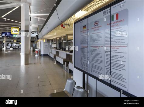A ghostly empty Berlin Tegel Airport. Passenger traffic has plummeted ...
