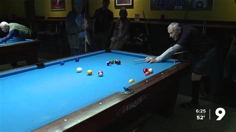 The 99 year-old billiards player at The Tucson Senior Olympics