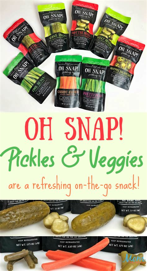 OH SNAP! Pickles and Veggies On-the-Go Snack Recipe for Kids