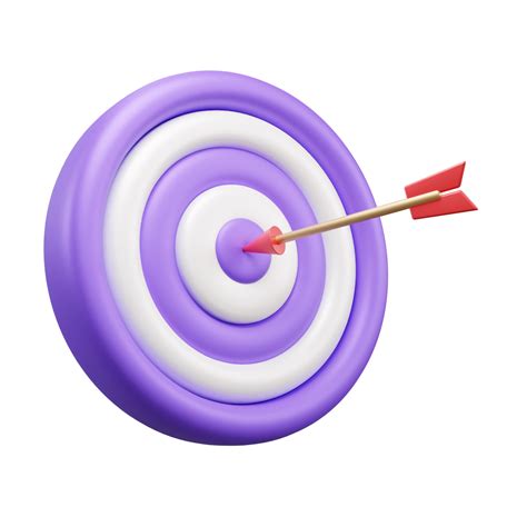 Business goal 3d icon illustration or business target 3d illustration ...