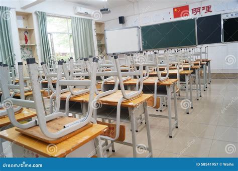 School classrooms editorial photography. Image of china - 58541957