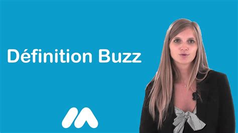 Buzz Definition - Training Videos - Video Tutorials - Market Academy by Sophie Rocco