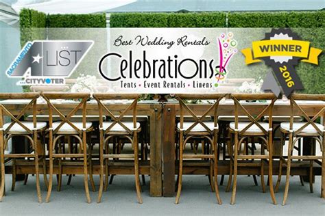 Celebrations! Party Rentals – Event Rentals, Tents, Linens