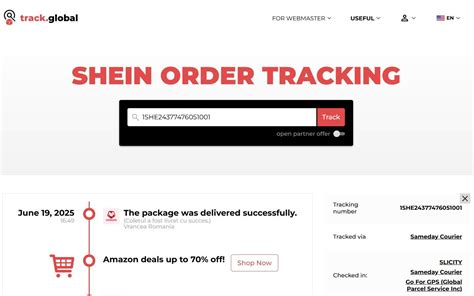 SHEIN Order Tracking – Track Your SHEIN Package | Track.Global