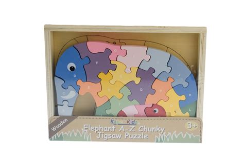 ELEPHANT A-Z CHUNKY JIGSAW PUZZLE | Totally Toys | Shop Toys & Games Online