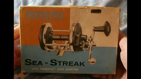 Intrepid Sea-Streak Classic Display Box - England 1966 - Beachcasting Multiplier Fishing Reel