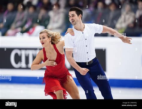 U.S. Madison HUBBELL and Zachary DONOHUE perform during Ice Dance ...