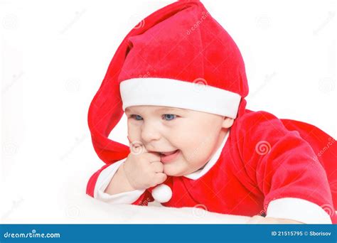 Little Santa stock image. Image of isolated, christmas - 21515795