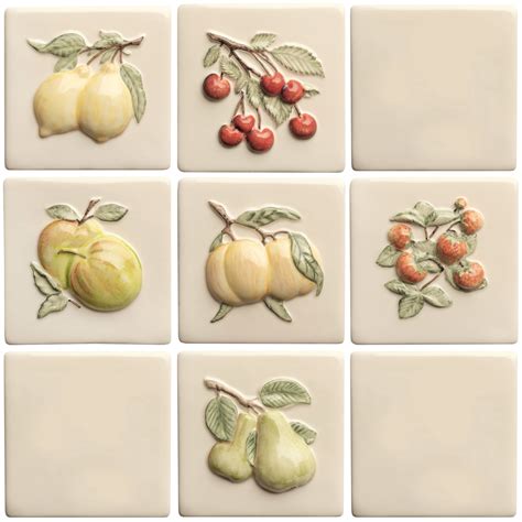 Winchester Classic Hand Painted Summer Fruits - Studio Tiles