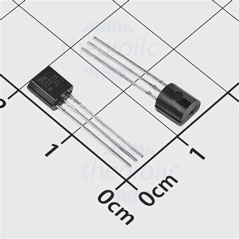 P2N2222A Transistor NPN 40V 0.6A 3 Chân TO-92 Điện áp Vce max: 40V ...