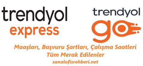 Trendyol Kurye Nedir [Trendyol Express ve Trendyol GO Başvuru]