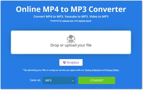 Convertir MP4 en MP3 en ligne - Convertisseur MP4 en MP3 gratuit
