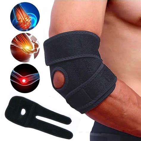 Elastic-Pain-Band-Wrap-Arm-Brace-Adjustable-Arthritis-Bandage-Muscle ...