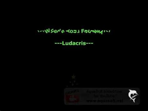 Ludacris Whats Your Fantasy Lyrics On Screen