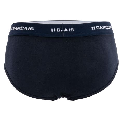Navy Blue brief Essential - Garçon Français : sale of Brief for men...